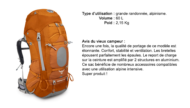 Sac de rando Aether 60 de Osprey